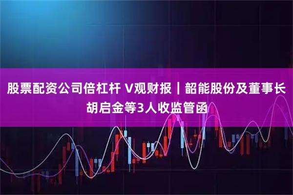 股票配资公司倍杠杆 V观财报｜韶能股份及董事长胡启金等3人收监管函