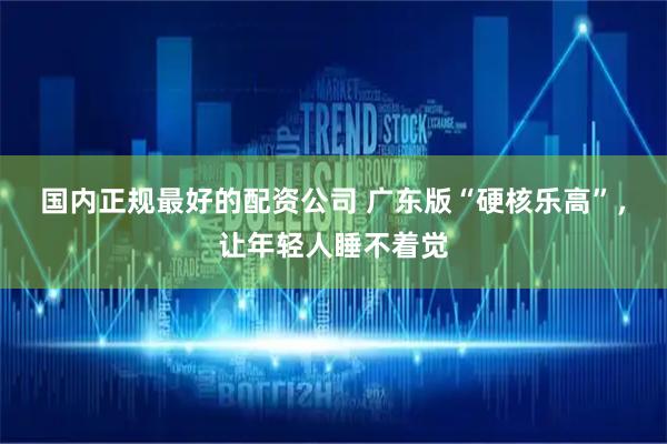 国内正规最好的配资公司 广东版“硬核乐高”,让年轻人睡不着觉